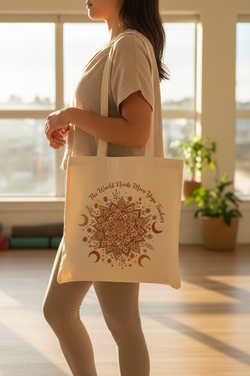 The World Needs More Yoga Teachers Tote Bag
