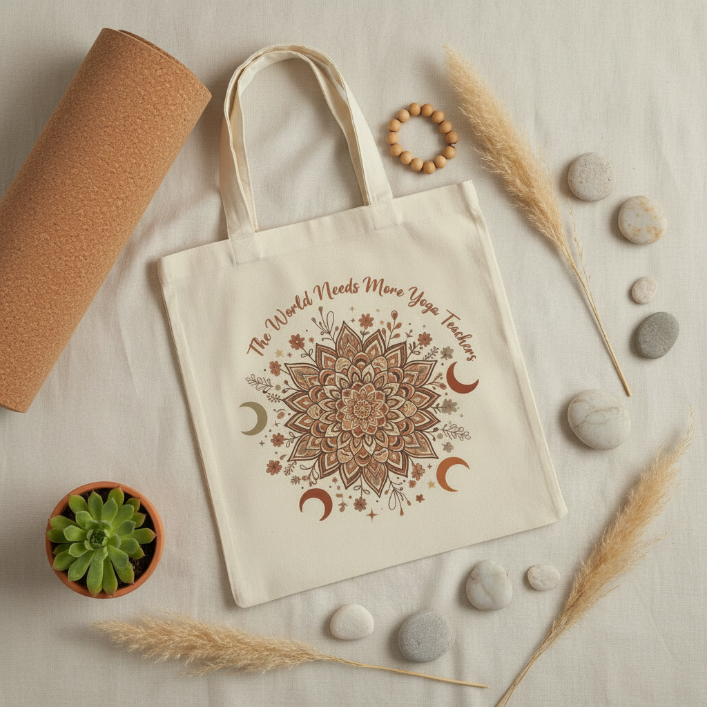 The World Needs More Yoga Teachers Tote Bag